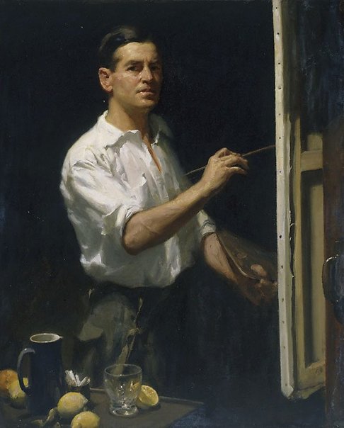 Self-Portrait ca. 1925 by W.B. McInnes 1889-1939  Art Gallery of New South Wales 950